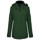 Parka Femme, Couleur : Forest Green, Taille : S