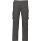Pantalon Léger Multipoches Homme, Couleur : Light Charcoal, Taille : 38 FR