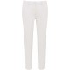 Pantalon Femme 7/8, Couleur : Blanc, Taille : 34 FR