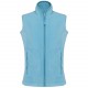 Mélodie > Gilet Micropolaire Femme, Couleur : Cloudy Blue Heather, Taille : XS