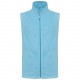 Luca > Gilet Micropolaire Homme, Couleur : Cloudy Blue Heather, Taille : S