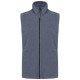 Luca > Gilet Micropolaire Homme, Couleur : French Navy Heather, Taille : S