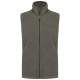 Luca > Gilet Micropolaire Homme, Couleur : Green Marble Heather, Taille : S