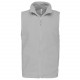 Luca > Gilet Micropolaire Homme, Couleur : Snow Grey, Taille : S