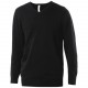 PULL COL V, Couleur : Dark Grey, Taille : S