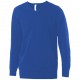 PULL COL V, Couleur : Light Royal Blue, Taille : S