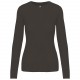 Pull Col Rond Femme, Couleur : Dark Grey, Taille : S