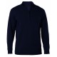 Pull 1/4 Zip, Couleur : Navy (Bleu Marine), Taille : S