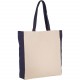 Sac Cabas Bicolore, Couleur : Natural / Navy, Taille : 