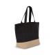 Sac Shopping Isotherme Recyclé, Couleur : Black Night / Hemp, Taille : M