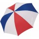 Parapluie de Golf, Couleur : Reflex Blue / White / French Red