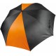 Grand Parapluie de Golf, Couleur : Black / Orange