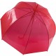 Parapluie Transparent, Couleur : Red
