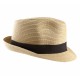 Chapeau Panama, Couleur : Natural, Taille : 57 cm