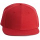 Casquette Snapback - 6 Panneaux, Couleur : Red / Red, Taille : 