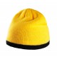 Bonnet Avec Bande Bicolore Contrastée, Couleur : Yellow / Black