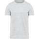 T-Shirt Vintage Manches Courtes Homme, Couleur : Ash Heather, Taille : S