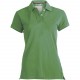 Polo Manches Courtes Femme, Couleur : Vintage Green, Taille : L
