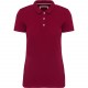 Polo Vintage Manches Courtes Femme, Couleur : Vintage Dark Red, Taille : XS