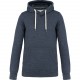 Sweat-Shirt Capuche Homme, Couleur : Night Blue Heather, Taille : XS