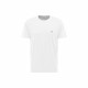 T-Shirt Patch Logo Tee, Couleur : White, Taille : S