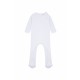 Pyjama Manches Longues Coton Biologique, Couleur : White, Taille : 0 / 3 Mois