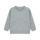 Sweat-Shirt Écoresponsable Enfant, Couleur : Heather Grey, Taille : 0 / 6 Mois