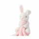Doudou Plat Animal, Couleur : Pink Rabbit, Taille : 