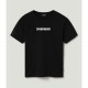 T-Shirt Manches Courtes S-Box, Couleur : Black, Taille : S