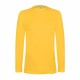 T-Shirt Double Peau Sport Manches Longues Unisexe, Couleur : Sporty Yellow, Taille : XS