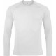 T-Shirt Double Peau Sport Manches Longues Enfant, Couleur : White (Blanc), Taille : 6 / 8 Ans