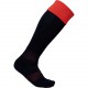 Chaussettes Sport Bicolores, Couleur : Black / Sporty Red, Taille : 27 / 30 EU