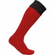 Chaussettes Sport Bicolores, Couleur : Sporty Red / Black, Taille : 27 / 30 EU