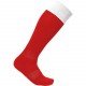 Chaussettes Sport Bicolores, Couleur : Sporty Red / White, Taille : 27 / 30 EU