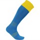 Chaussettes Sport Bicolores, Couleur : Sporty Royal Blue / Sporty Yellow, Taille : 27 / 30 EU