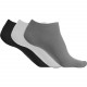 Socquettes Microfibre - Pack de 3 Paires, Couleur : Storm Grey / White / Black, Taille : 43 / 46 EU