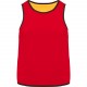 Chasuble de Rugby Réversible enfant, Couleur : Sporty Red / Sporty Yellow, Taille : 6 / 10 Ans