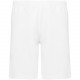 Short Jersey Sport, Couleur : Blanc, Taille : S