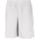 Short Sport, Couleur : White (Blanc), Taille : S