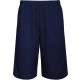 SHORT RÉVERSIBLE BASKET-BALL UNISEXE, Couleur : Sporty Navy / White, Taille : XS