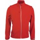 Veste Softshell Sport Manches Amovibles Unisexe, Couleur : Sporty Red, Taille : XS