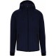 Veste Capuche Homme, Couleur : French Navy Heather, Taille : S