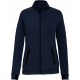 Veste Col Montant Femme, Couleur : French Navy Heather, Taille : XS