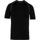 T-Shirt Surf Adulte, Couleur : Black (Noir), Taille : XS