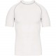 T-Shirt Surf Adulte, Couleur : Blanc, Taille : XS