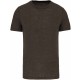 T-Shirt Triblend Sport, Couleur : Dark Khaki Heather, Taille : XS