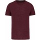 T-Shirt Triblend Sport, Couleur : Wine Heather, Taille : XS