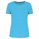T-Shirt Triblend Sport Femme, Couleur : Light Turquoise, Taille : XS