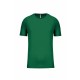 T-SHIRT SPORT MANCHES COURTES, Couleur : Kelly Green, Taille : XS