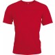 T-Shirt Sport Manches Courtes, Couleur : Red (Rouge), Taille : XS